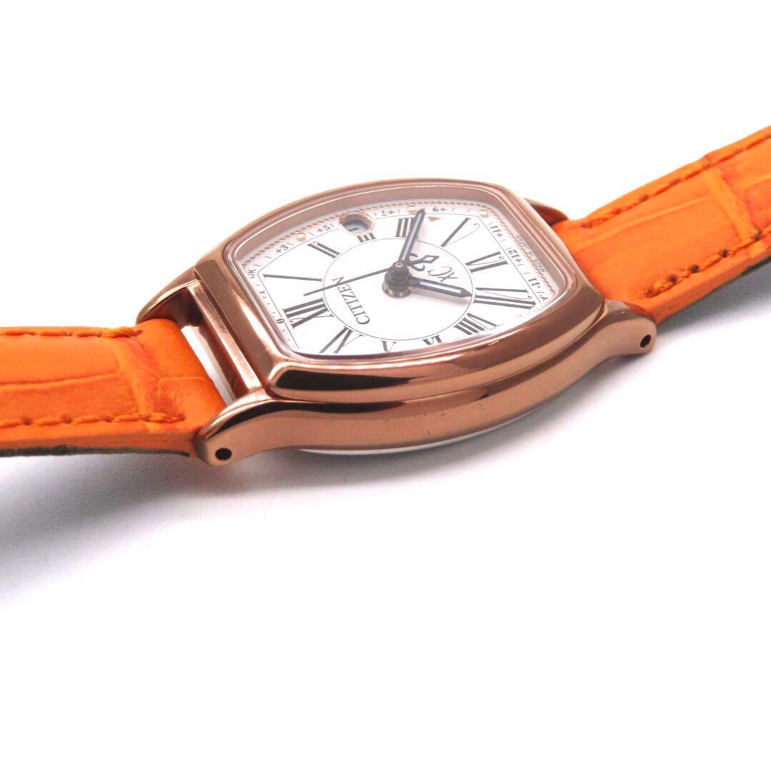 美品 ES9352 05B クロスシー 電波ソーラー シチズン 時計 トノー