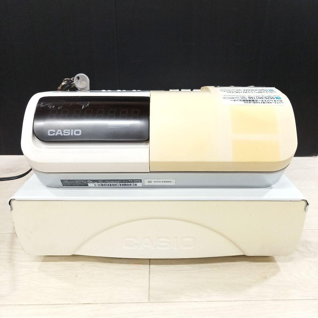 CASIO レジスター TK-2600 鍵付き カシオ