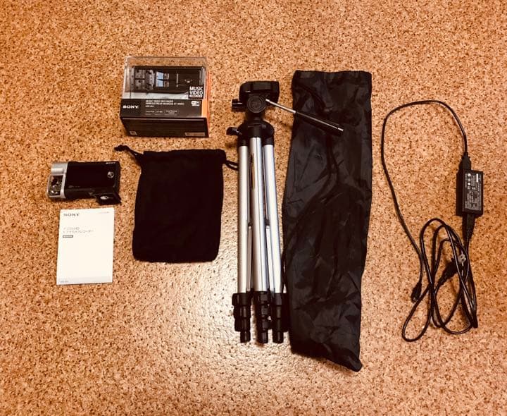 ミュージックレコーダー　ソニー HDR-MV1 （別売りACアダプタ・三脚付き）