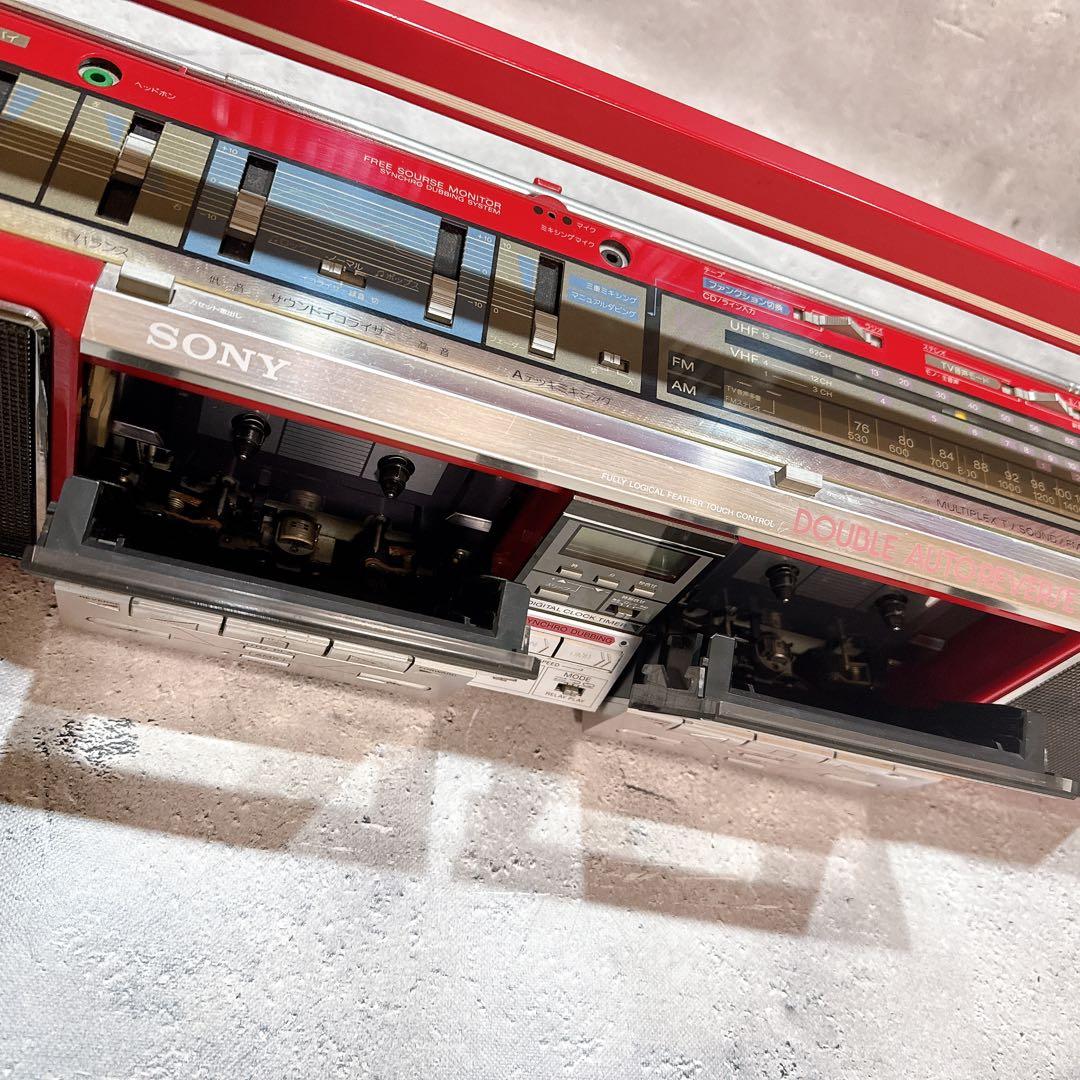 SONY CFS-W901 ラジカセ FM/AM受信OK 音質良好 昭和レトロ