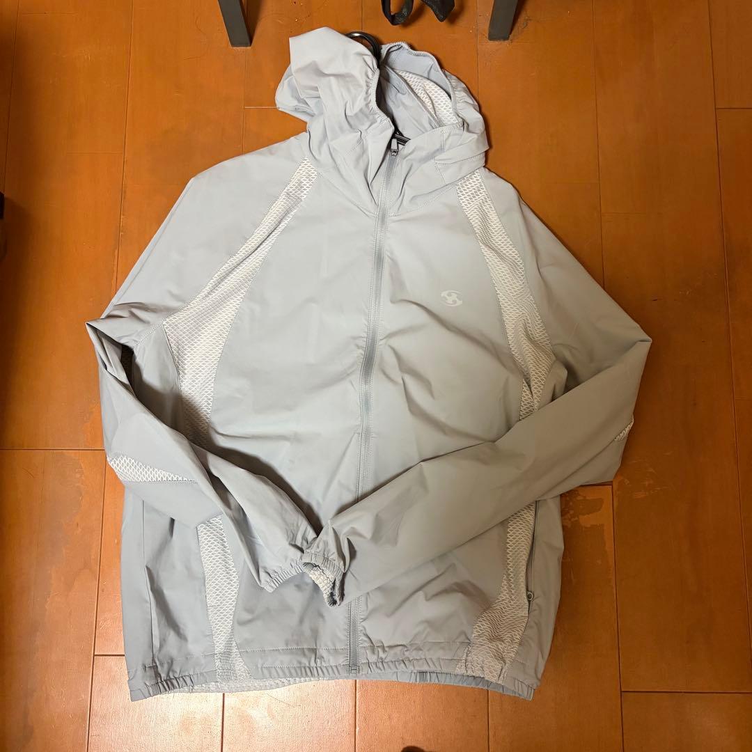 SAN SAN GEAR サンサンギア　ナイロンジャケット ライトグレー