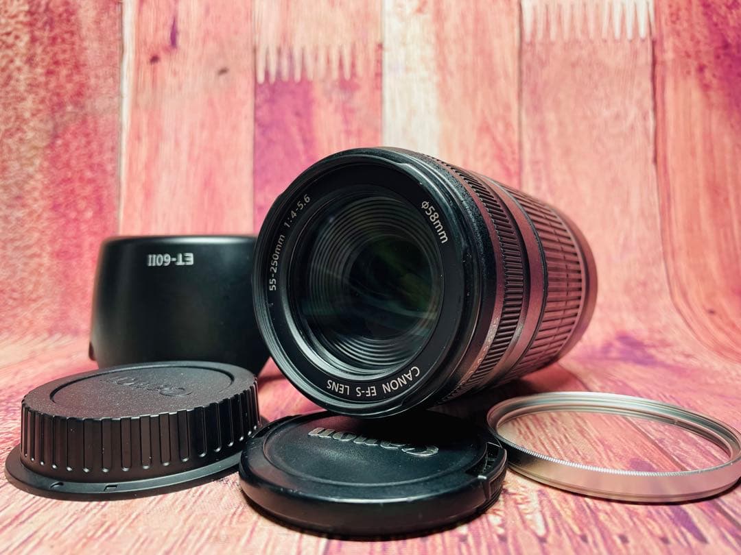 CANON キヤノン EF-S 55-250mm 1:4-5.6 IS
