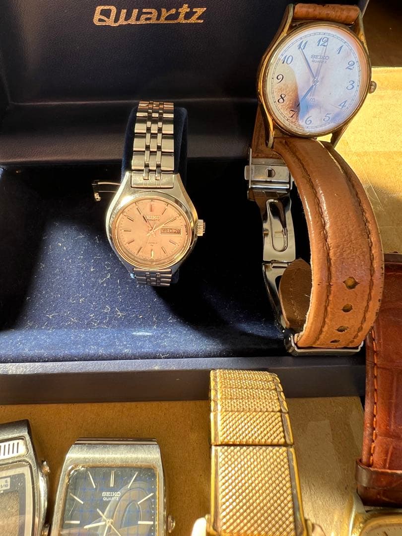 SEIKO腕時計まとめ ソーラー シルバー ジャンク 12時間限定値下げ