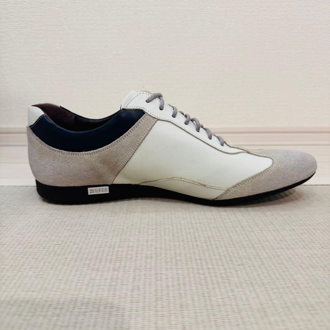 大塚製靴　クラシックレザースニーカー　ジェントル　25.5センチ