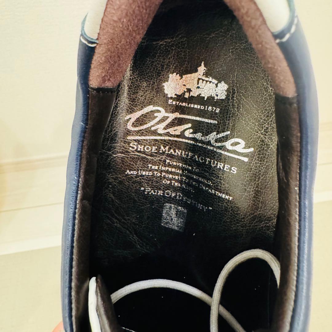 大塚製靴　クラシックレザースニーカー　ジェントル　25.5センチ