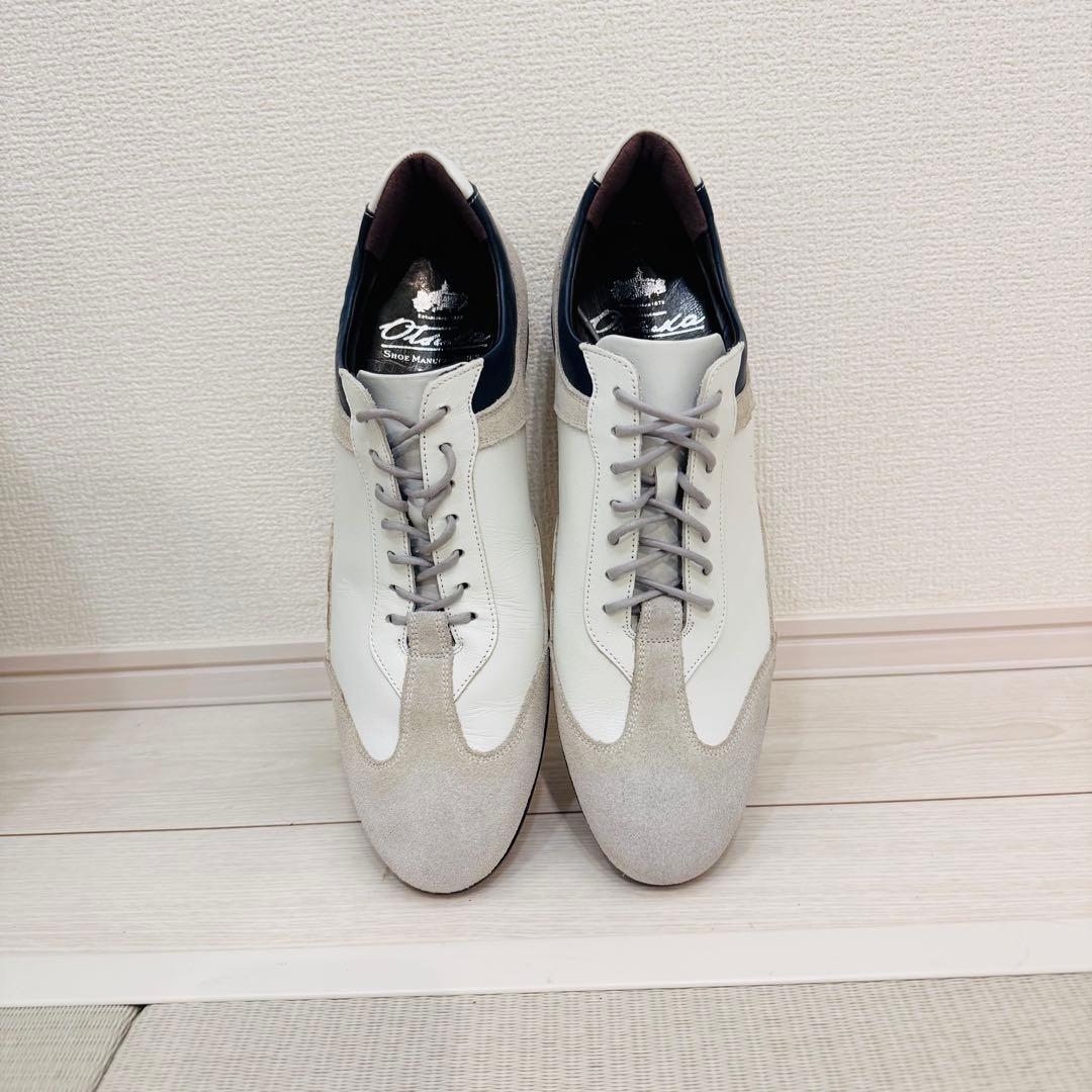 大塚製靴　クラシックレザースニーカー　ジェントル　25.5センチ