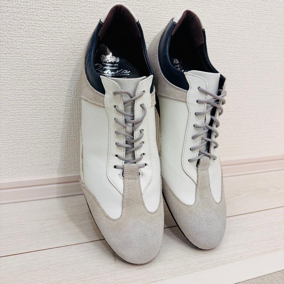 大塚製靴　クラシックレザースニーカー　ジェントル　25.5センチ