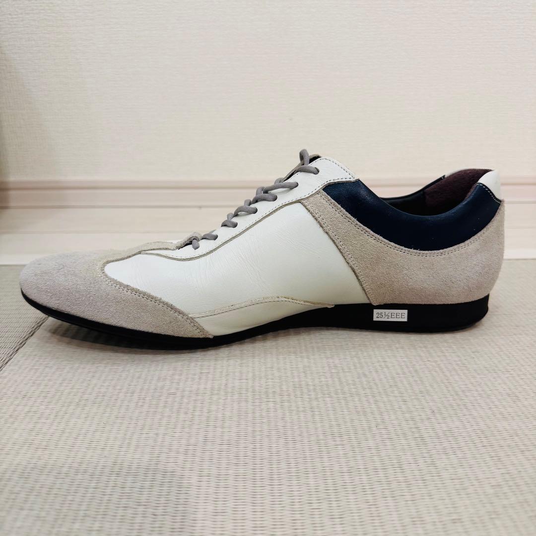 大塚製靴　クラシックレザースニーカー　ジェントル　25.5センチ