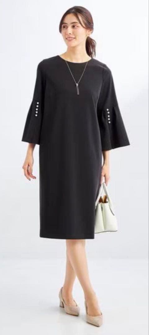 m*@様 入学式卒業式ワンピース UNITED ARROWS 防シワ、伸縮性のあ