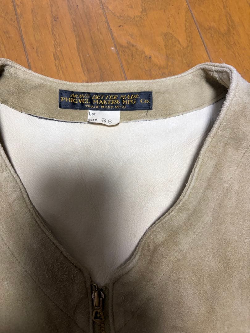 PHIGVEL フィグベル　スウェードベスト　size38