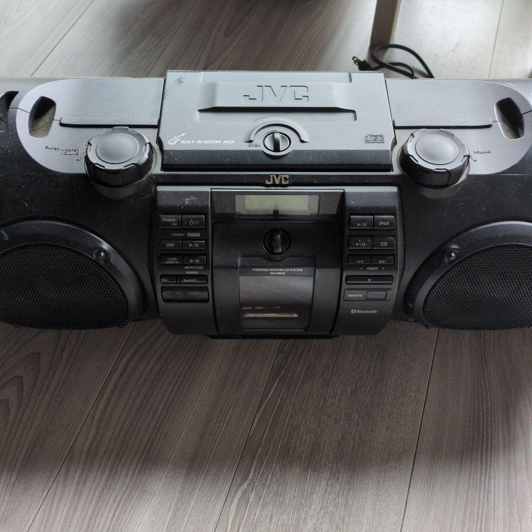 JVC ポータブルCDシステム Bluetooth対応　ラジカセ　コンポ　重低音