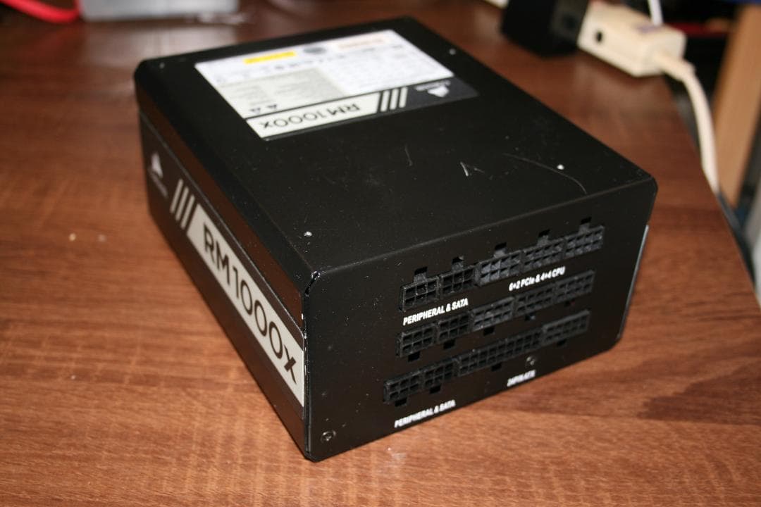 Corsair RM1000X 1000W モジュラー電源（中古）