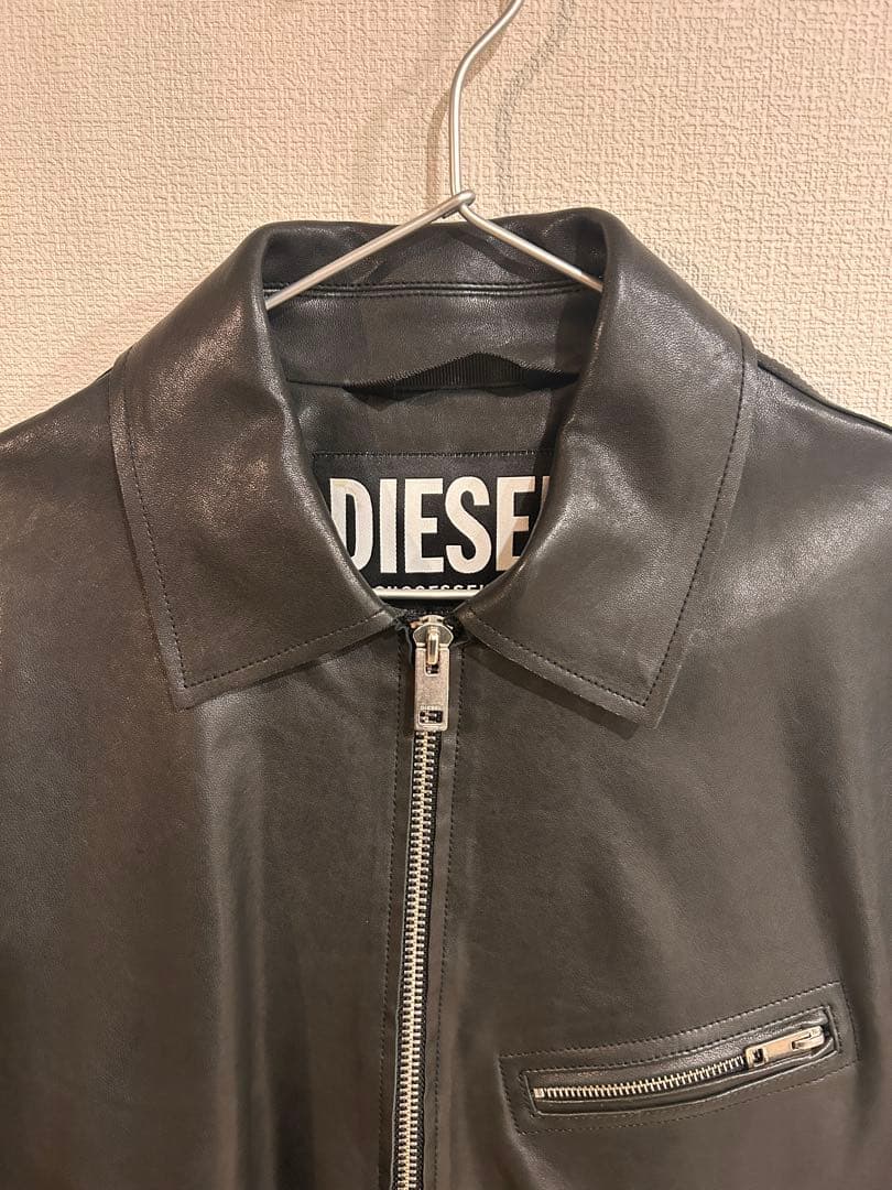 DIESEL l-korn-a Leather jacket アウトレット品