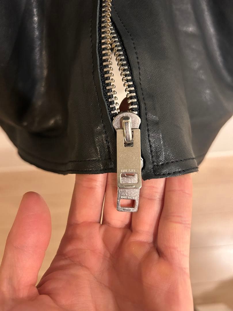 DIESEL l-korn-a Leather jacket アウトレット品