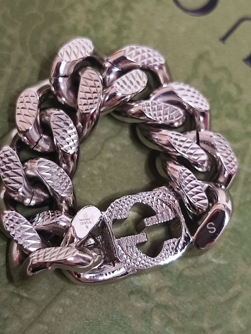 専用　新品 GUCCI インターロッキングG チェーン リング 指輪 S