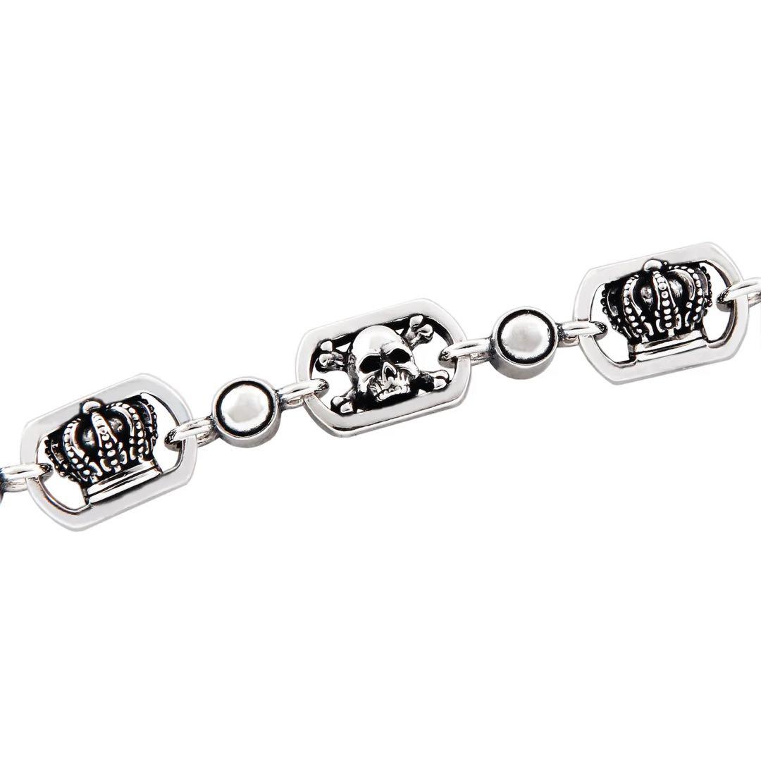 新品◆JUSTIN DAVIS◆CROOKS CROWNブレス◆M◆82,500