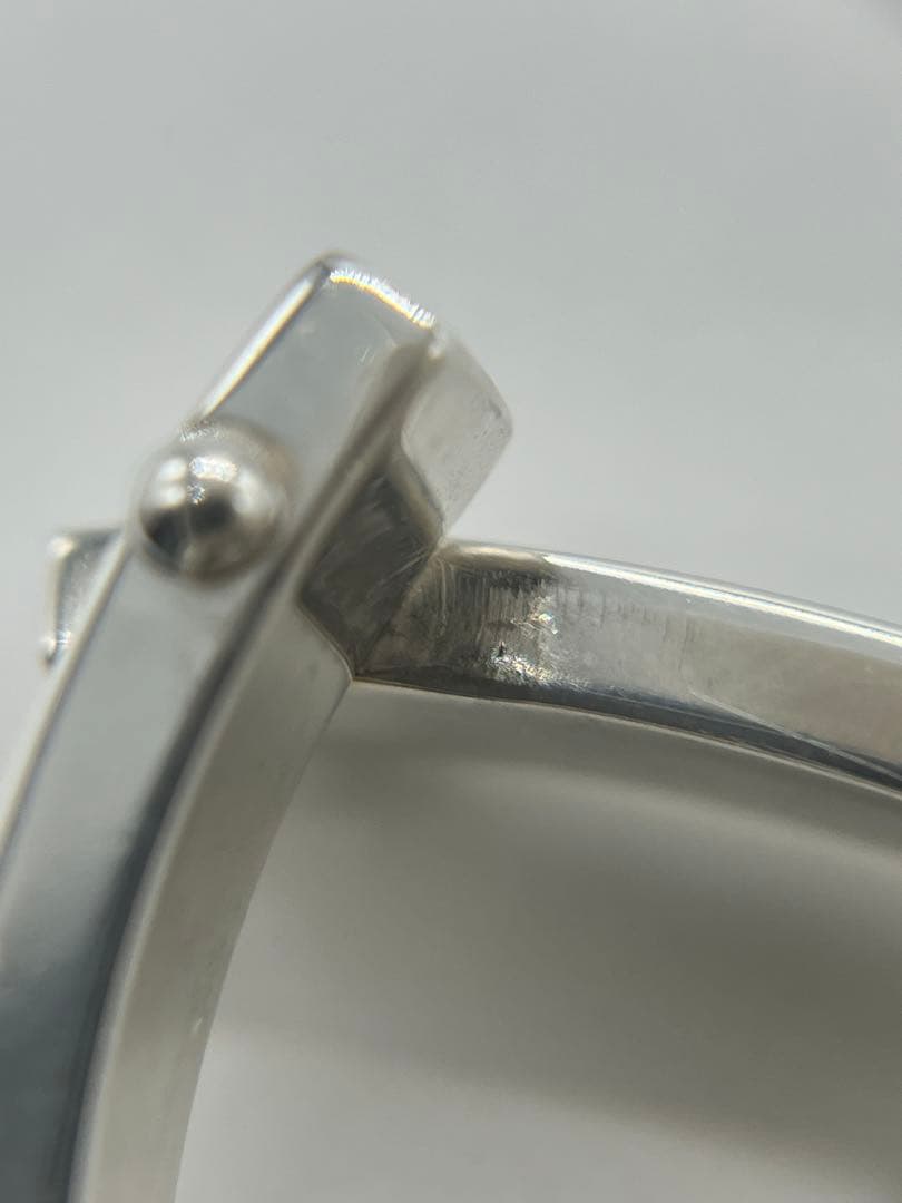 グッチ GUCCI バー プレート リンク ブレスレット SV925 希少