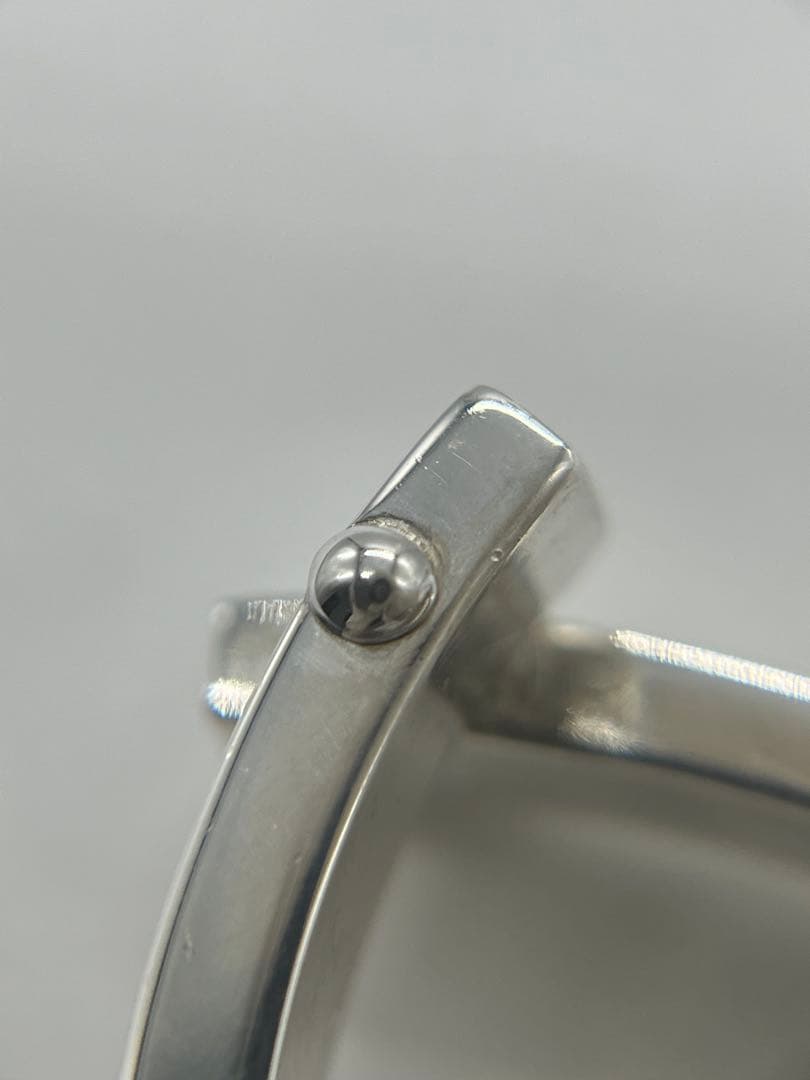 グッチ GUCCI バー プレート リンク ブレスレット SV925 希少