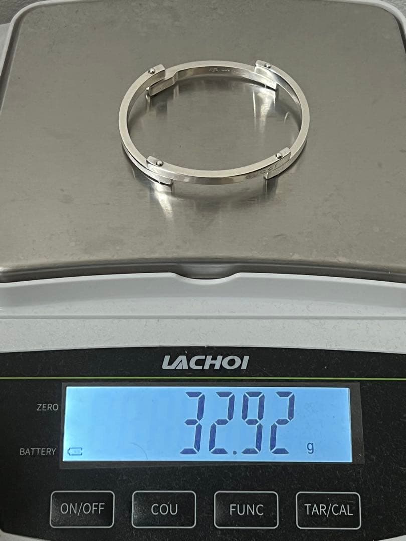 グッチ GUCCI バー プレート リンク ブレスレット SV925 希少