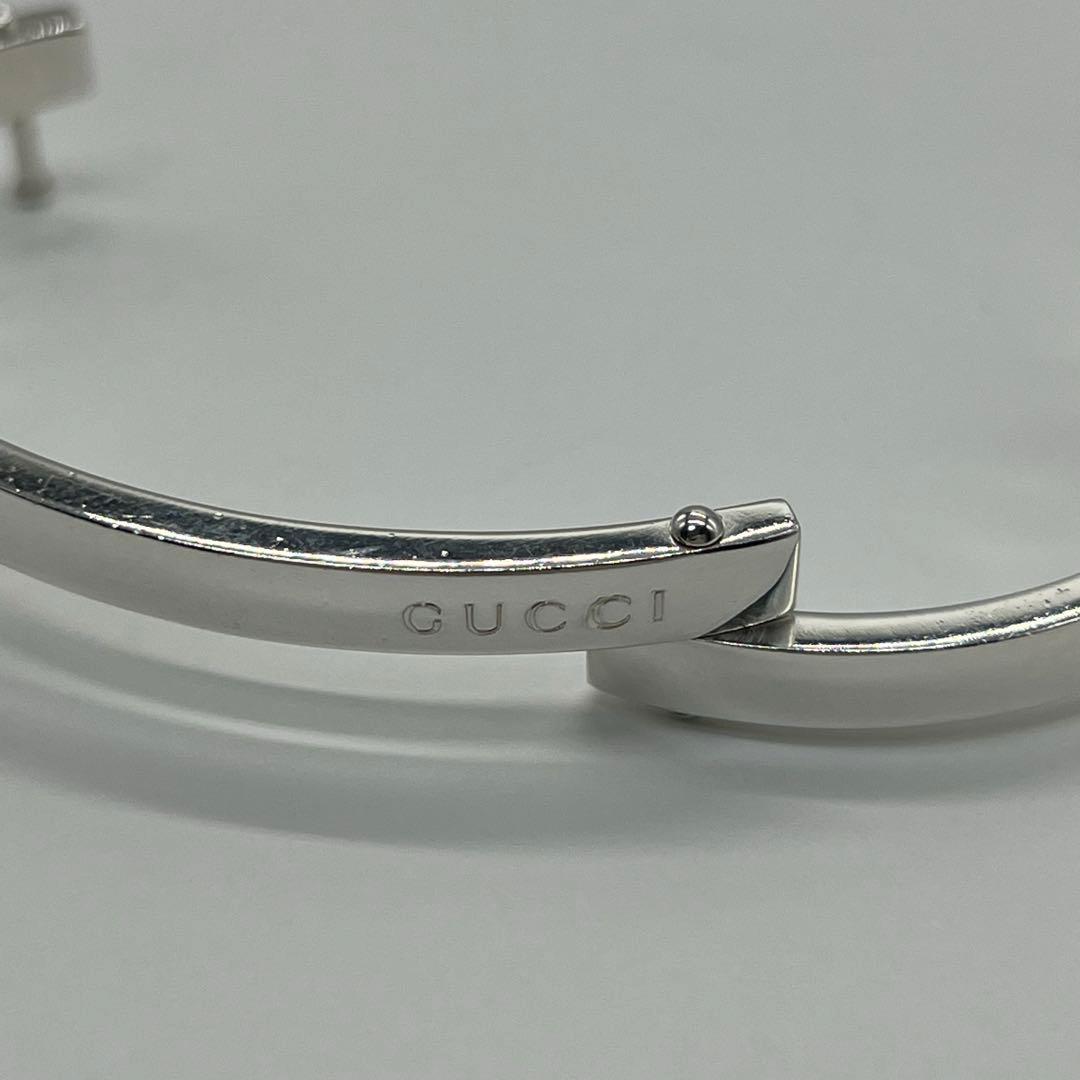 グッチ GUCCI バー プレート リンク ブレスレット SV925 希少