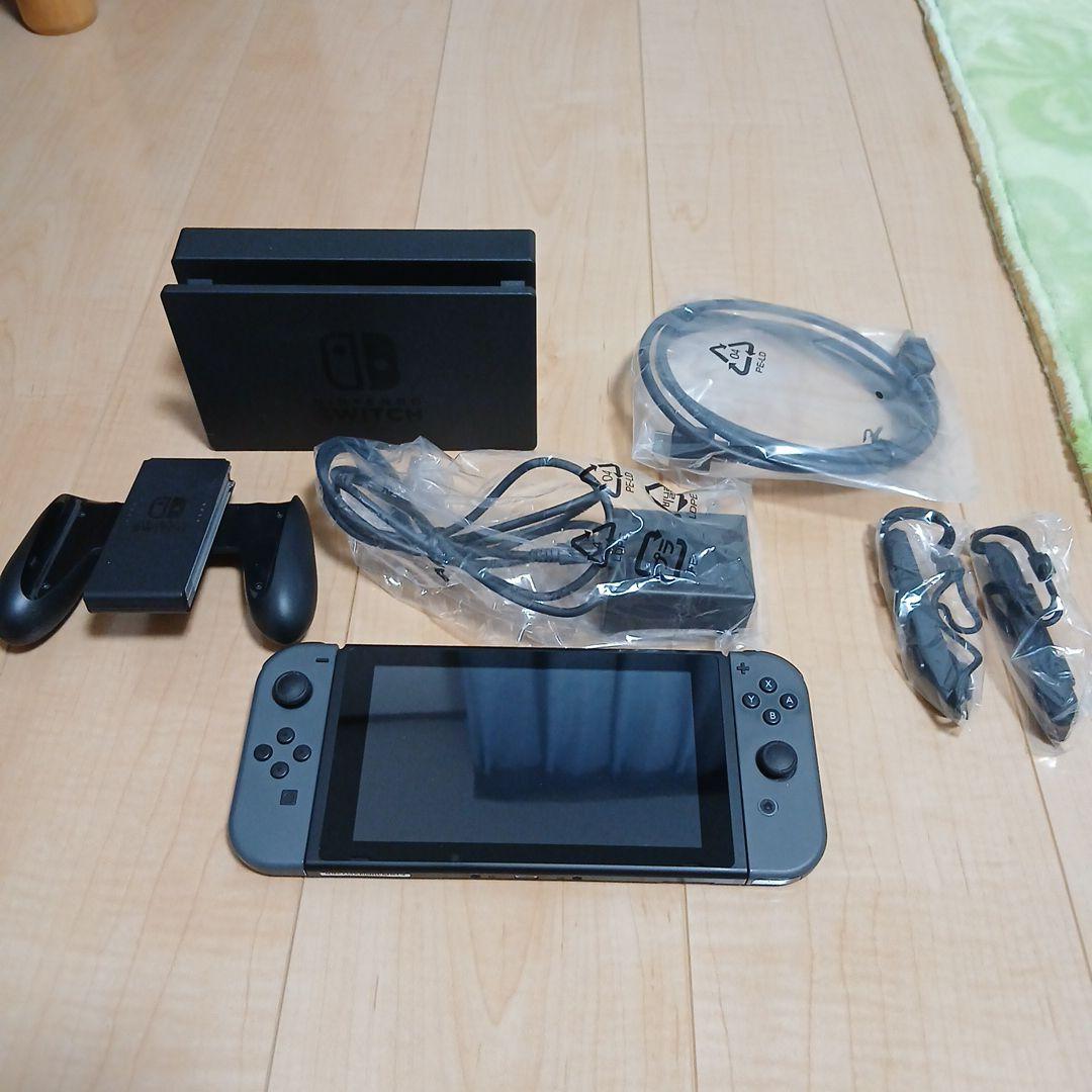 【美品】(箱あり)Nintendo Switch 本体 グレー中古品