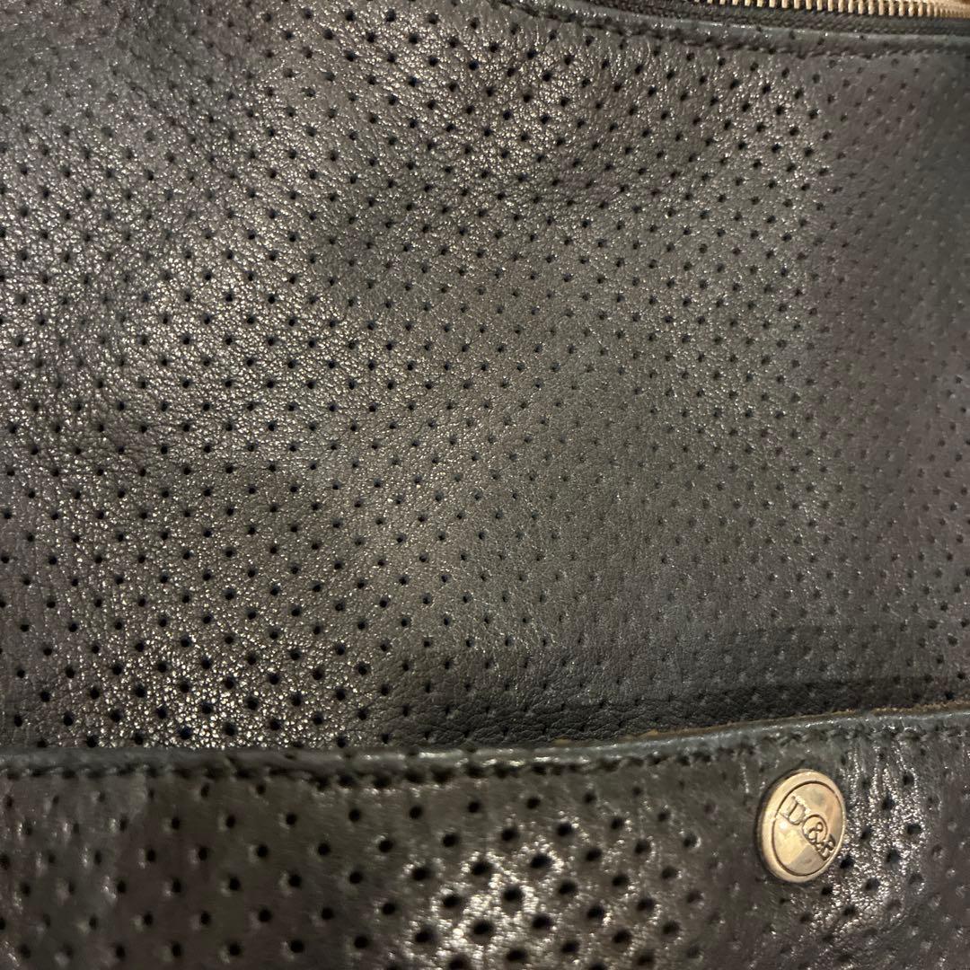 エディフィス別注　Daniel & Bob 黒 パンチング加工　トートバッグ