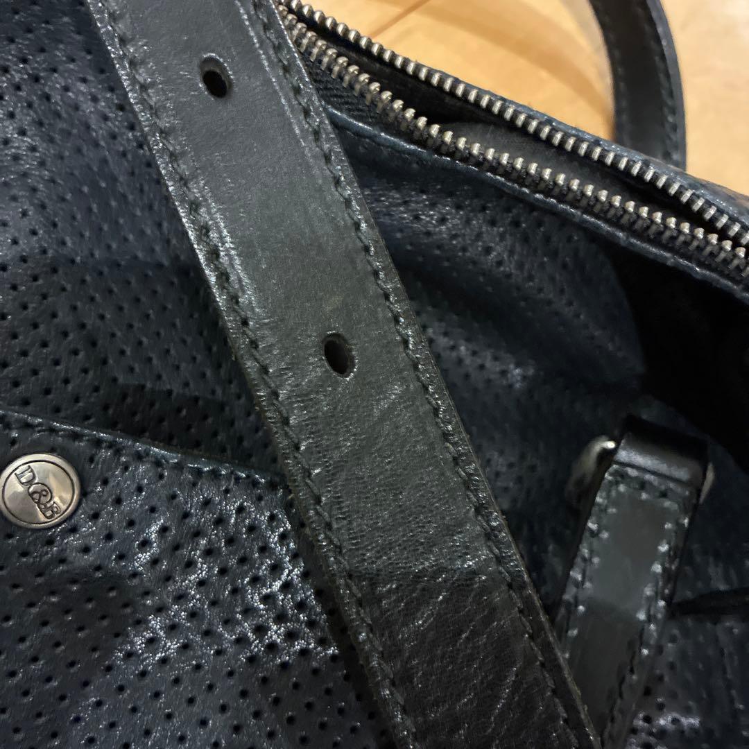 エディフィス別注　Daniel & Bob 黒 パンチング加工　トートバッグ