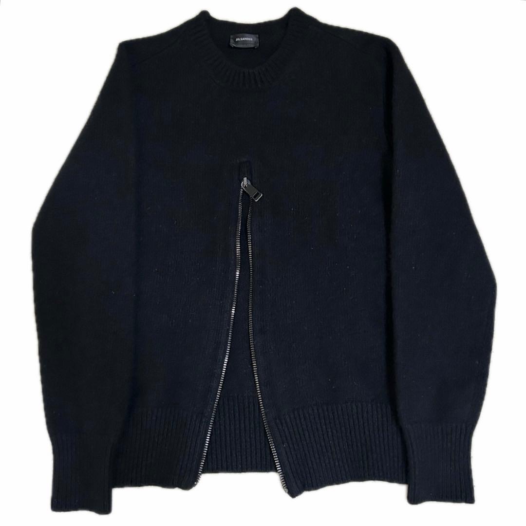 14AW JIL SANDER ジップディテールカシミヤニット