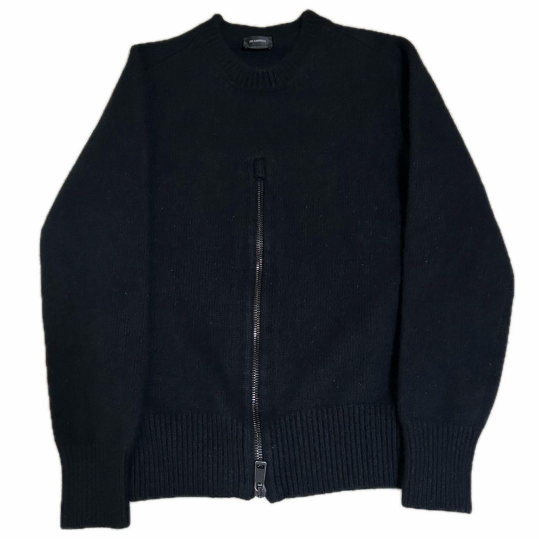 14AW JIL SANDER ジップディテールカシミヤニット