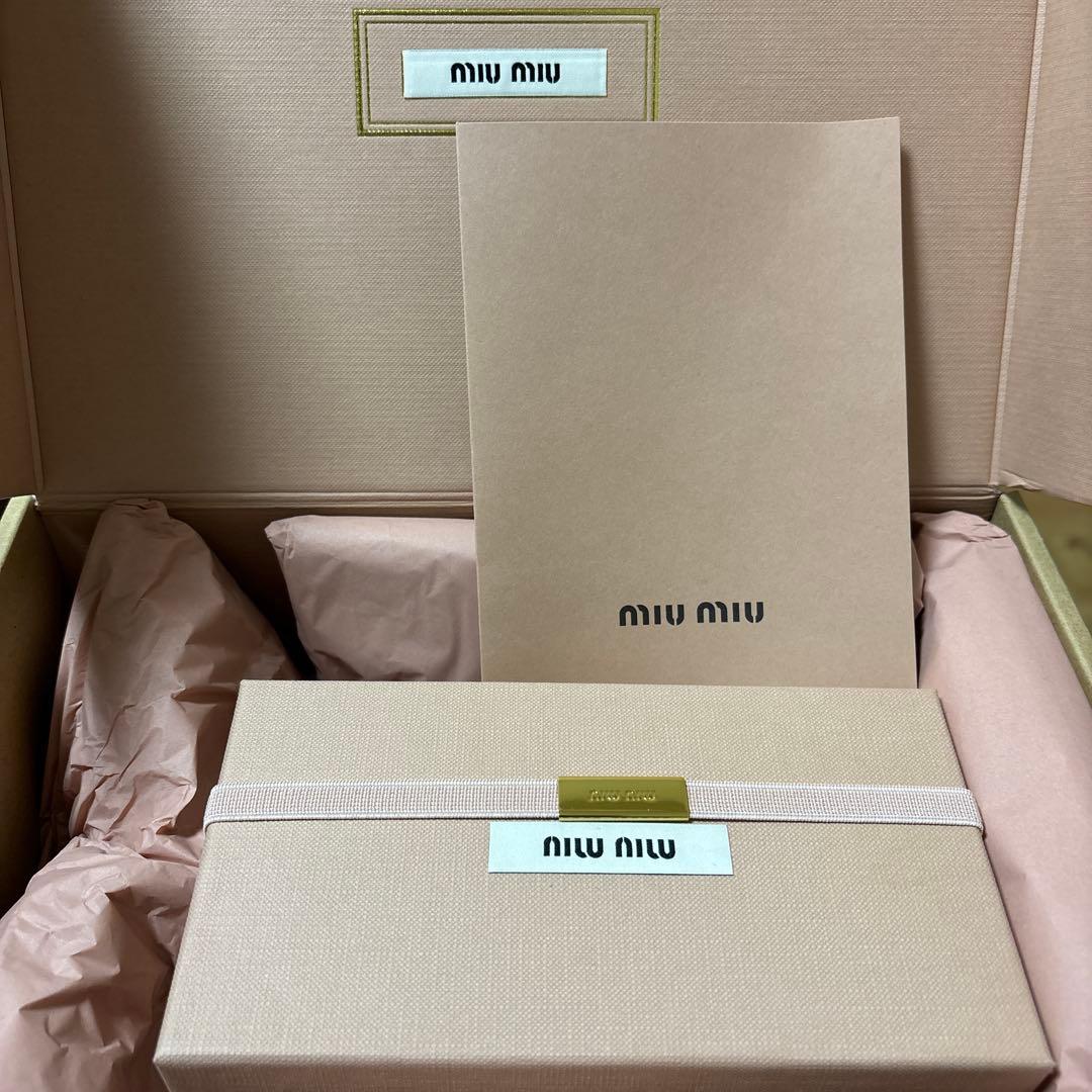 miu miu ゴールドブラウン サングラス