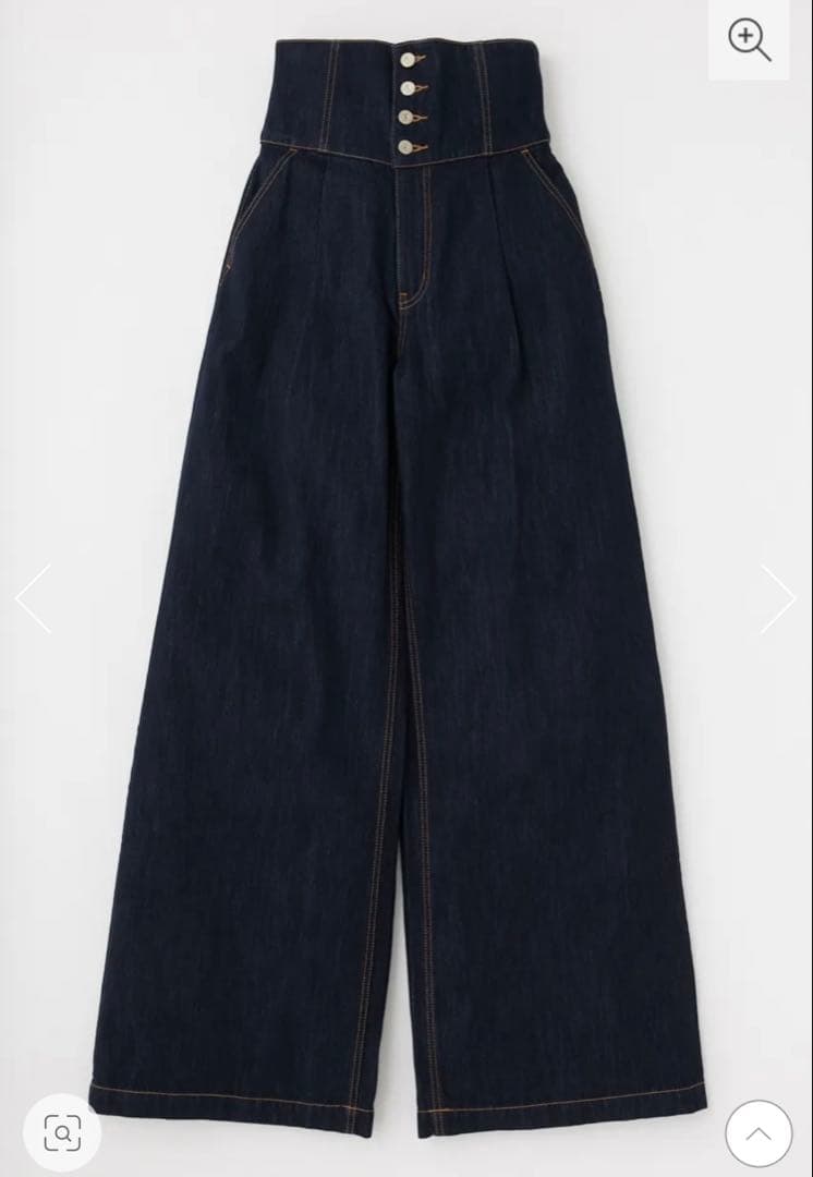 MOUSSY CORSET DESIGN バギー デニム　サイズ0