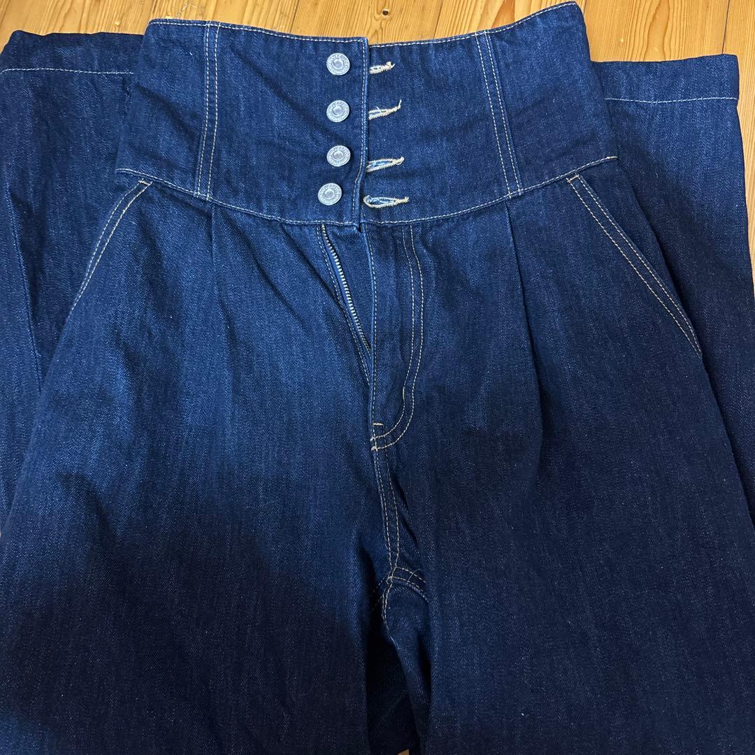 MOUSSY CORSET DESIGN バギー デニム　サイズ0