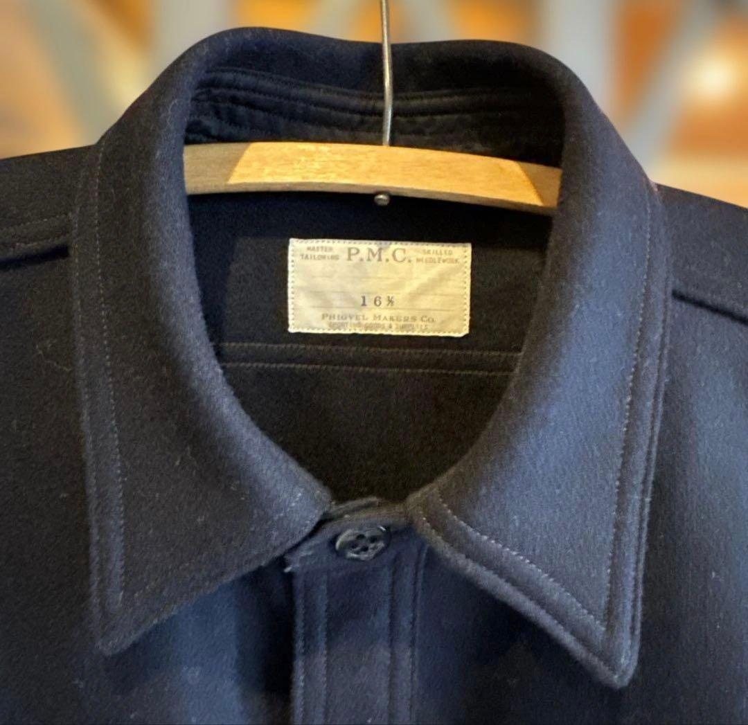 美品　phigvel WOOL CPO SHIRTS