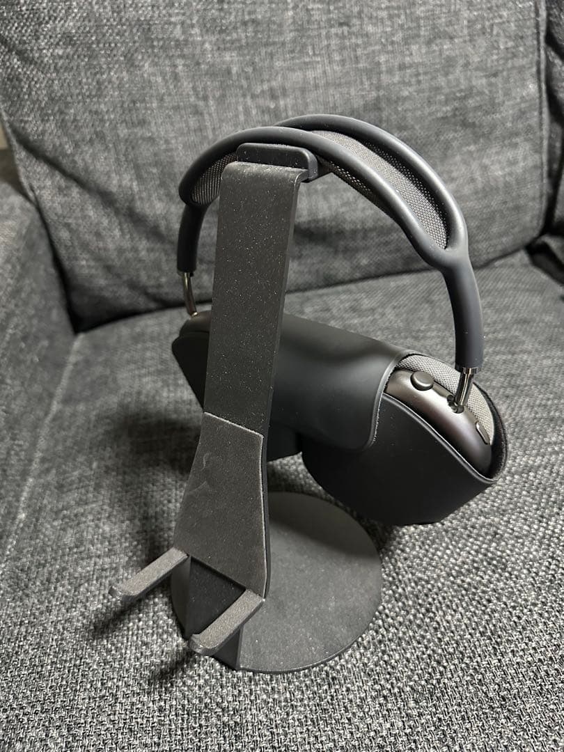 即日発送！ AirPodsMAX 黒 スタンド カバー付き