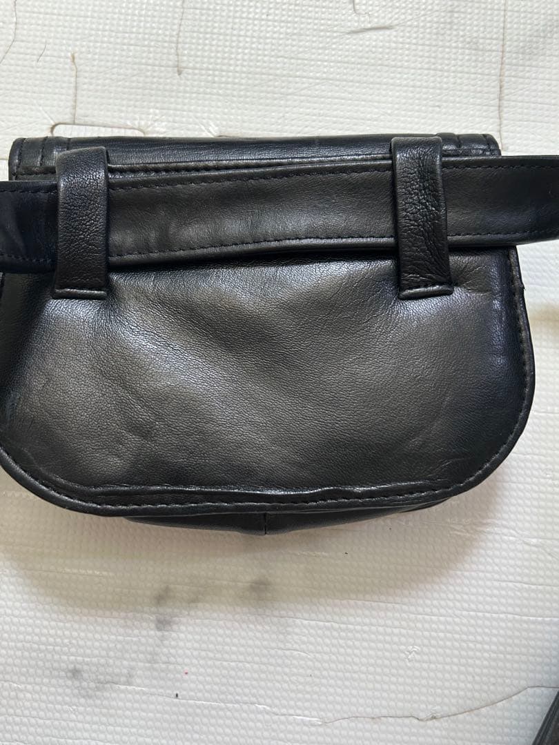 な*さ様 CHANEL ブラックレザー ショルダーバッグ