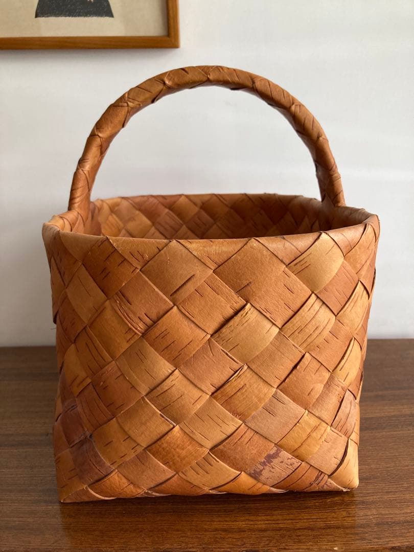 る*い様 Galina ガリーナ さんの白樺かご（特大サイズ）② フィンランド