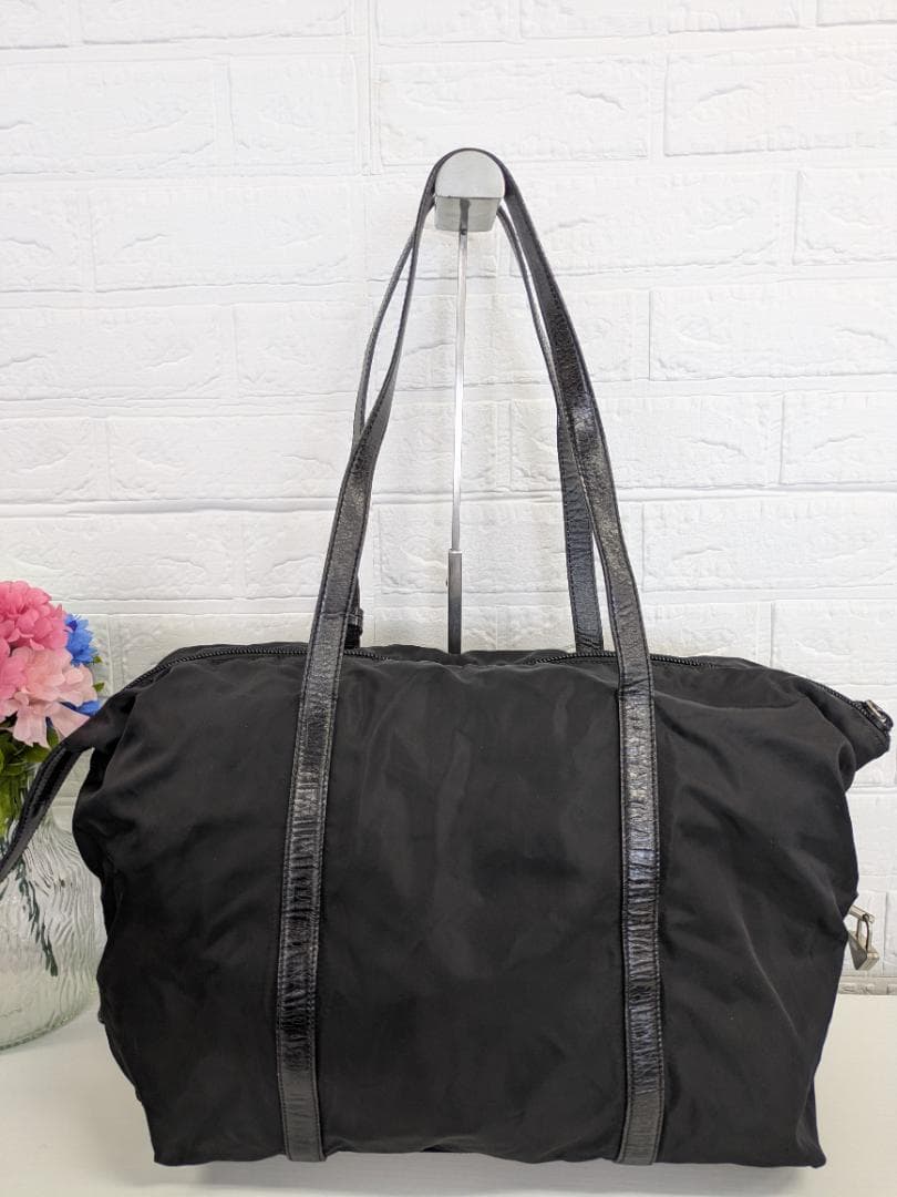 PRADA 　プラダ　ボストンバッグ　三角ロゴ　テスートナイロン　3431