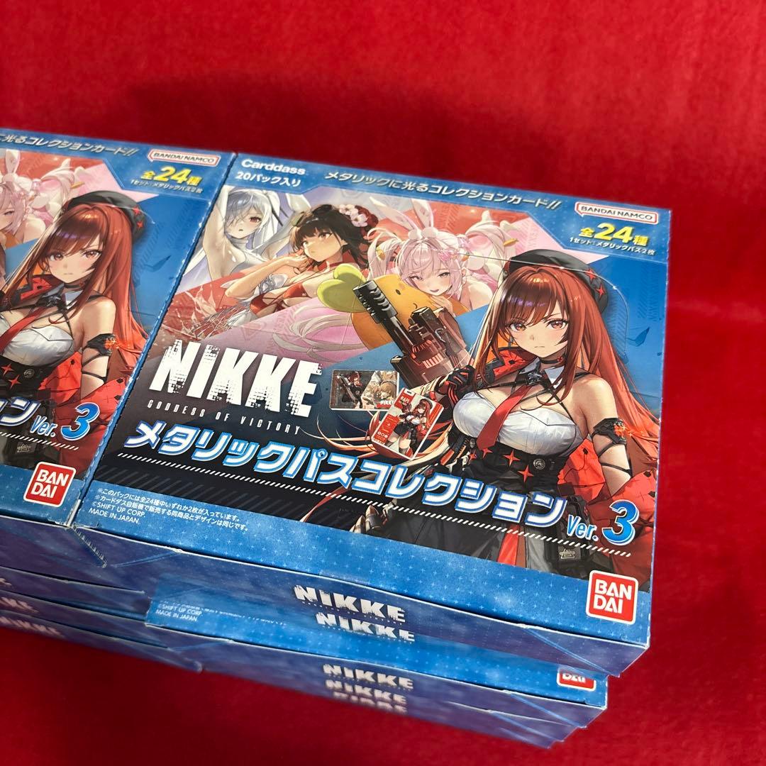 【新品未開封】NIKKE メタリックパスコレクションVer.3 10BOX