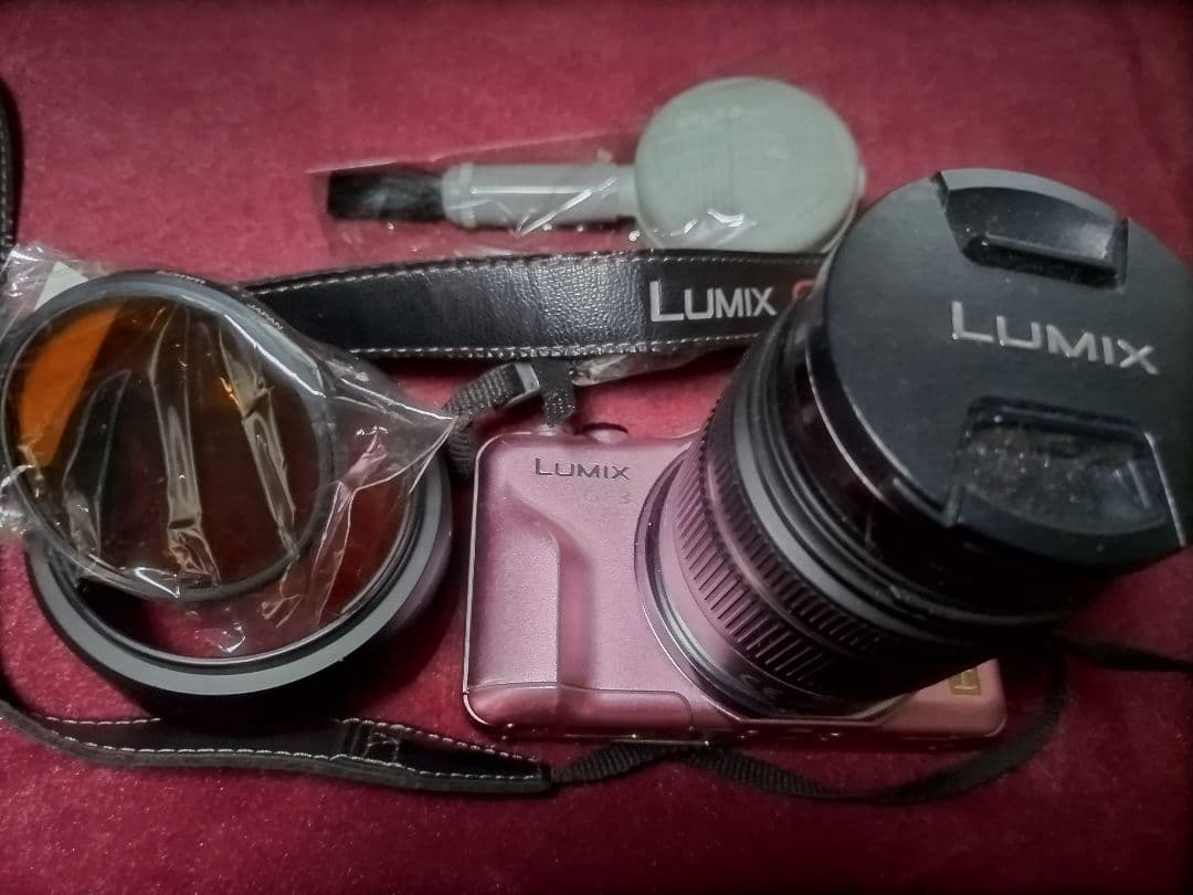 Panasonic LUMIX GF 3 ピンク レンズ付きブロアー