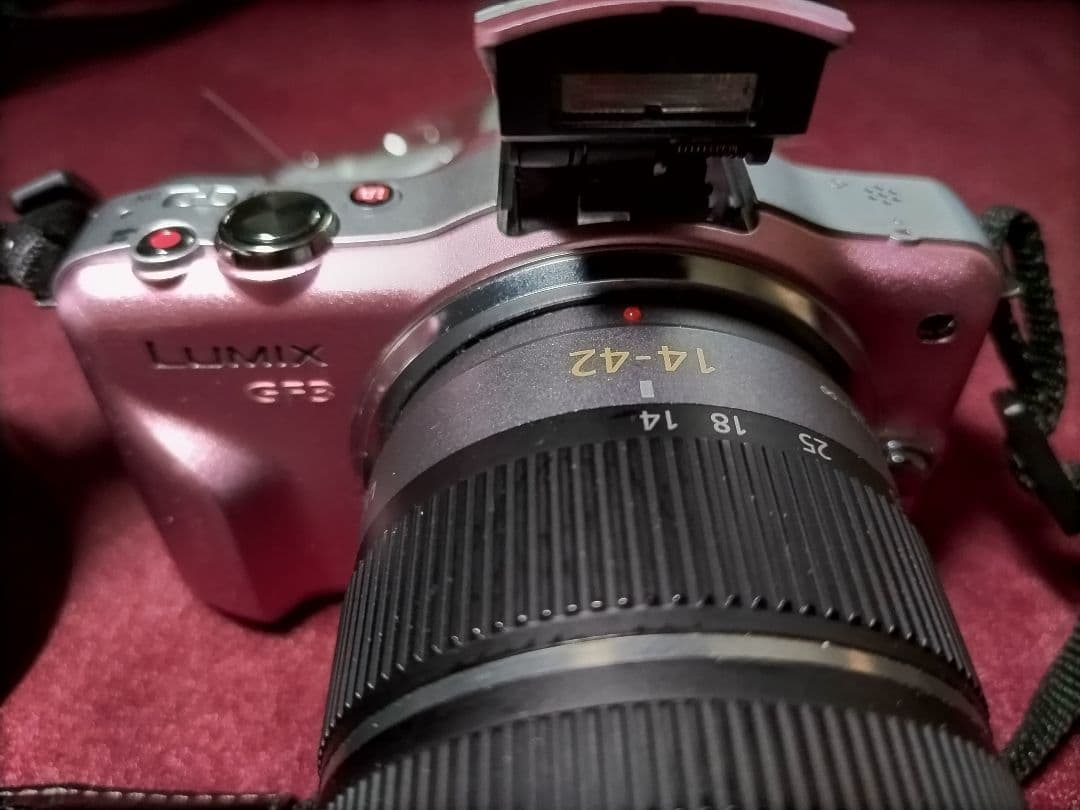 Panasonic LUMIX GF 3 ピンク レンズ付きブロアー