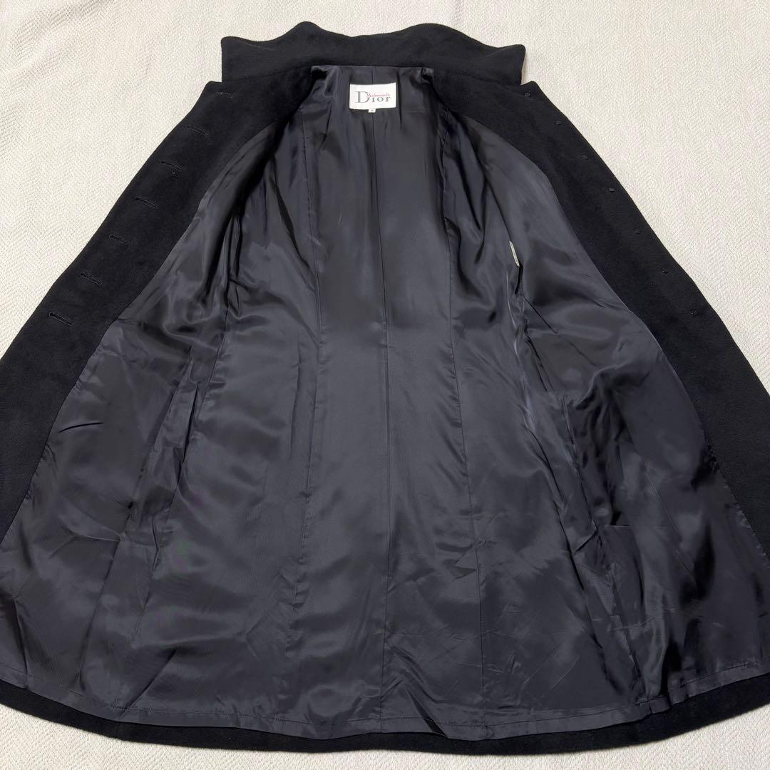 希少 Mademoiselle DIOR カシミヤ ウール ロングコート