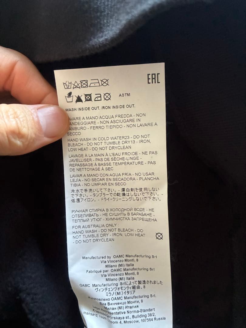 oamc トレーナー　スウェット　レア