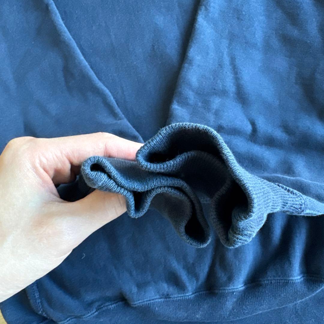 90s champion リバースウィーブ　目無し　ネイビー　メキシコ製　レア