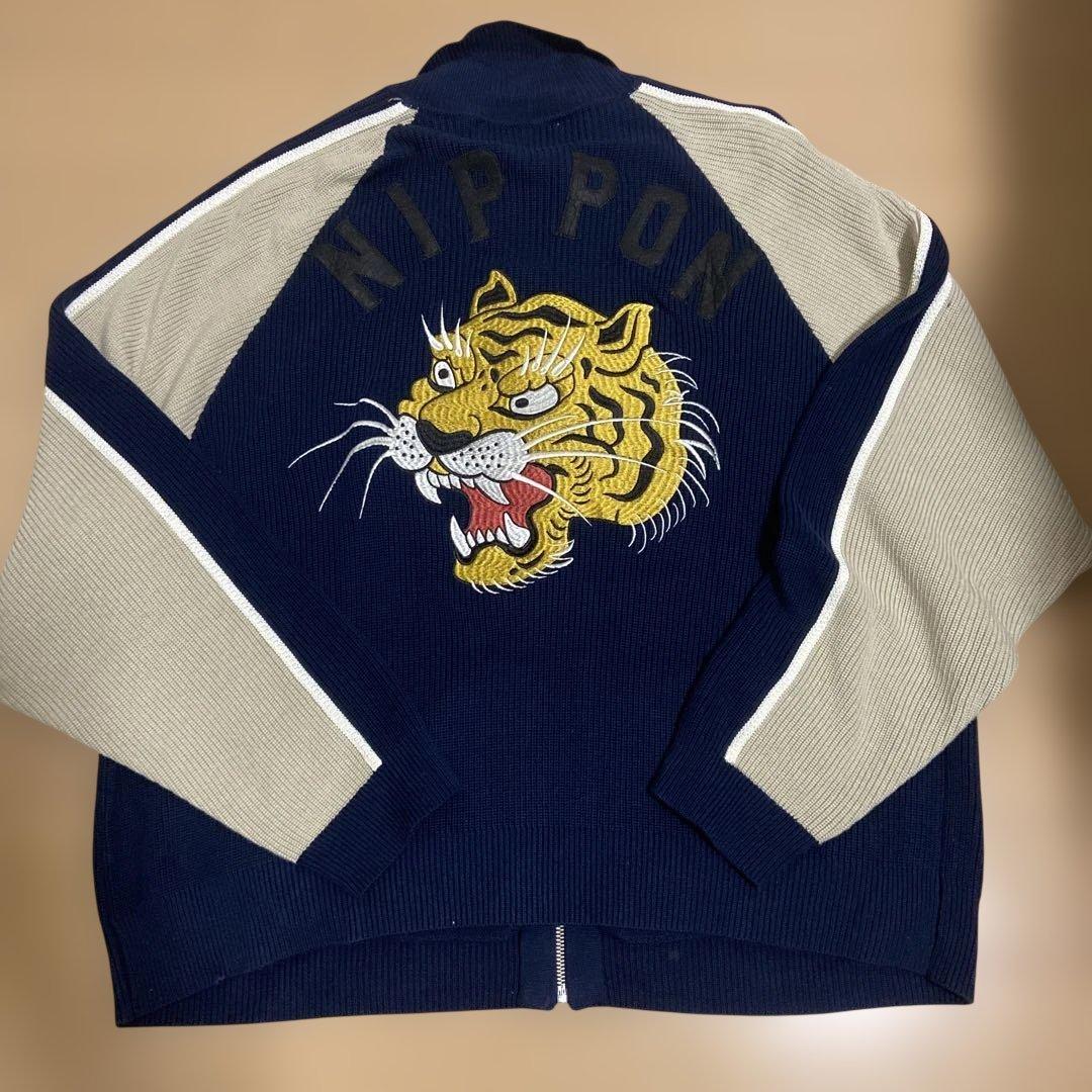 ジャケット・アウター TASTE by Knit Knit embroidery sukajan