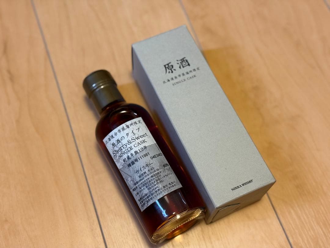 ニッカウヰスキー シングルカスク シェリー＆スイート 180ml 12年