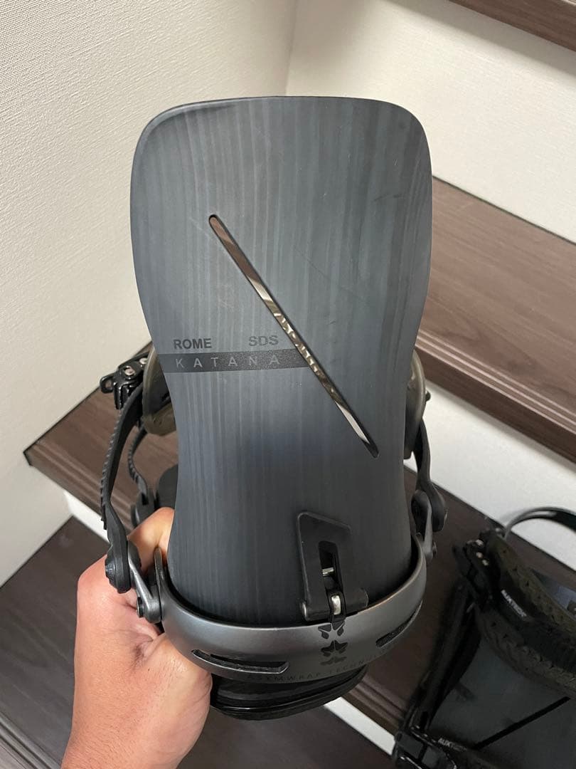 ROME KATANA スノーボード ビンディング ブラック L/XL