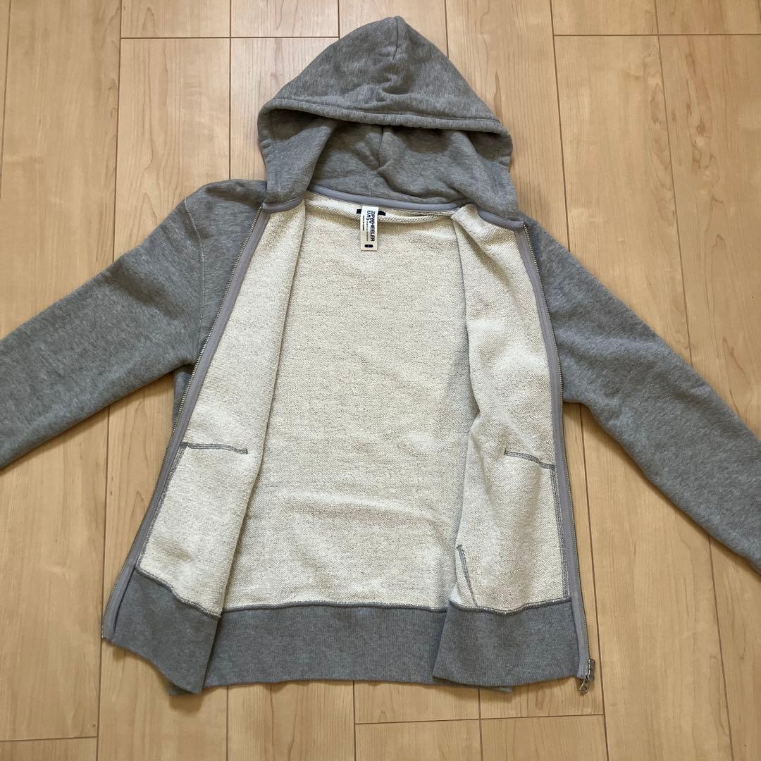 LOOPWHEELER × BEAMS PLUS 別注　ジップアップパーカー