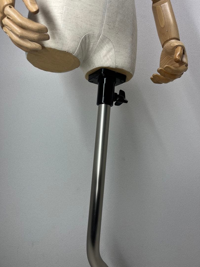 キッズ　子供 半身 腕付き トルソー 幼児　アイボリー マネキン 土台付