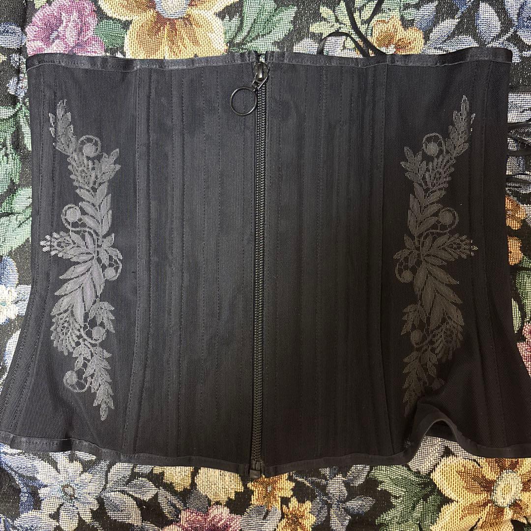 元鈴木さんコルセット　シレーヌ　ブラック　Lサイズ