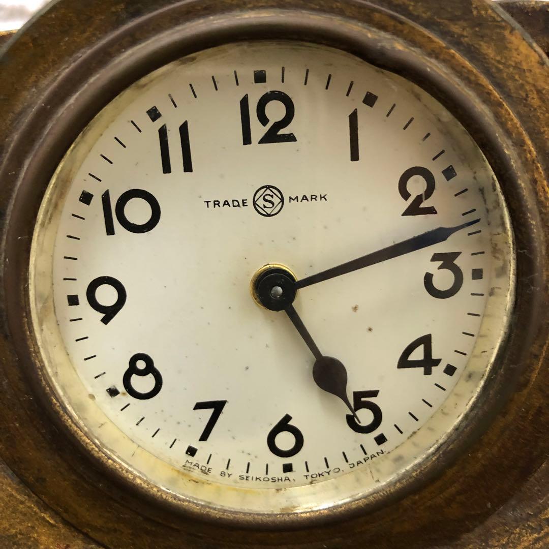 精工舎　SEIKOSHA TRADE S MARK 置時計　ヴィンテージ